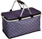 KESPER Korb Polyester Aluminium 25,5 x 29 x 50 cm blau mit Motiv