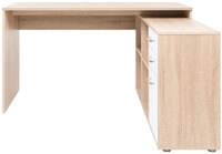Winkelschreibtisch LONDON 139 x 136 cm Sonoma Eiche braun