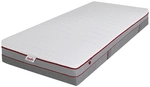 Kaltschaummatratze PARADIES PERFEKTA KS 90 x 200 x 22 cm Polyester Wei&szlig;/Grau/Rot
