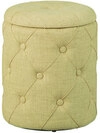Hocker ROMEO gelbgr&uuml;n 34 x 40 x 34 cm