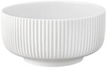 Seltmann Weiden M&uuml;slischale SENTO Porzellan &Oslash; 15 cm Wei&szlig; Wave