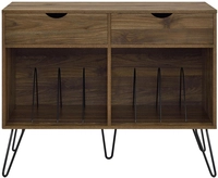 Sideboard HARMONY teilmassiv Metall 79 x 43 x 99 cm eichefarben