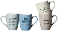 Ritzenhoff & Breker Kaffeebecher SPR&Uuml;CHE 4er Set mehrfarbig