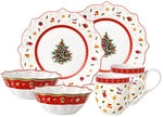 Villeroy & Boch Weihnachtsgeschirr TOY'S DELIGHT 6-tlg. Porzellan mehrfarbig