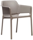 NARDI Stapelstuhl Garten NET AL 2er Set tortora