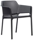 NARDI Stapelstuhl Garten NET AL 2er Set anthrazit