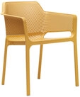 NARDI Stapelstuhl Garten NET AL 2er Set senape
