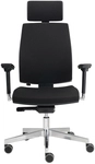 Drehstuhl PREMIUM I 70 x 133 x 70 cm schwarz/ chromfarbig