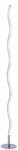 JUST LIGHT LED Stehlampe WAVE 120 cm stahlfarbig