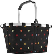 reisenthel Einkaufskorb CARRYBAG 22 l Frame silver /Dots