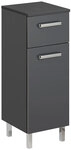 Unterschrank 30 x 81 cm anthrazitgrau