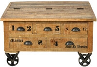 Couchtisch 90 x 47 cm Mangoholz massiv