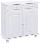 Kommode EMIL 88x87x43 cm Massivholz wei&szlig;
