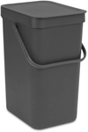 brabantia Abfalleimer SORT & GO 12 Liter Dark Grey