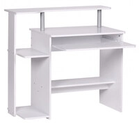 Computertisch 94 x 48,5 cm wei&szlig;