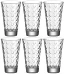LEONARDO Longdrinkglas OPTIC 6er Set transparent