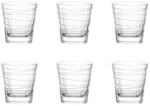 LEONARDO Wasserglas VARIO STRUTTURA 6er Set Klarglas