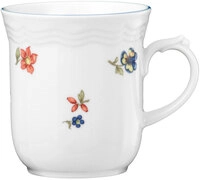 Seltmann Weiden Kaffeebecher SONATE NOSTALGIE wei&szlig;