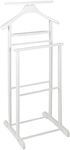 Herrendiener FUNNY 47 x 102 x 36 cm Massiv wei&szlig;