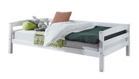 Juniorbett 120 x 200 cm wei&szlig;
