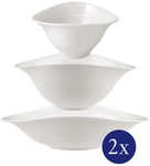 Villeroy & Boch Schalen-Set VAPIANO 6-teilig Porzellan wei&szlig;