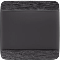 Villeroy & Boch Teller MANUFACTURE ROCK grau/ schwarz