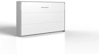 Wandklappbett STELLA wei&szlig; 120 x 200 cm horizontal