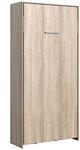 Wandklappbett STELLA braun 90 x 200 cm vertikal