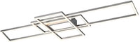 TRIO LED Deckenlampe IRVINE 42 x 105 cm nickelfarbig