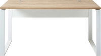 Schreibtisch LION 158 x 79 cm Wei&szlig;/ Navarra-Eiche