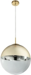 GLOBO Retrofit Pendelleuchte VARUS 33 cm goldfarbig