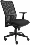 Drehstuhl SOLID II 64 x 119 x 64 cm schwarz