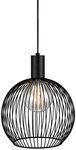 Nordlux Retrofit Pendelleuchte AVER 30 cm Metall schwarz