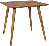 Esstisch 80 x 80 cm braun