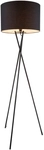 GLOBO Retrofit Tripod Stehlampe GUSTAV 160 cm schwarz