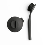 brabantia Sp&uuml;lb&uuml;rste SINKSIDE mit Saugnapfhalterung Dark Grey