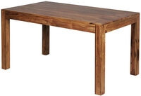 Esstisch Massivholz 140 x 80 cm braun
