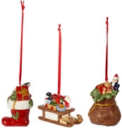 Villeroy & Boch Weihnachtsbaumschmuck Geschenke NOSTALGIC ORNAMENTS 3-teilig