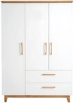 roba Kleiderschrank 135 x 200 x 55 cm wei&szlig;