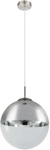 GLOBO Retrofit Pendelleuchte VARUS 30 cm nickelfarbig