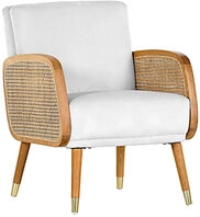 Sessel GLORIA Rattan Natur /wei&szlig;