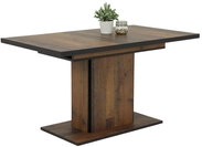 Esstisch ARIANA 120-160 x 80 cm braun