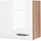 H&auml;ngeschrank LUKE Sonoma Eiche /wei&szlig; 50 cm