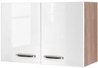 K&uuml;chen-Oberschrank LUKE 80 cm in Eiche/Wei&szlig;&nbsp;
