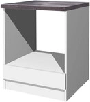 Herdunterbauschrank PETE wei&szlig;