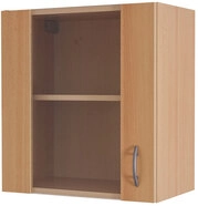 Glas-H&auml;ngeschrank NANO Buche