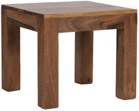 Couchtisch 45 x 45 cm braun