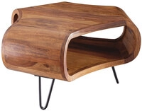 Couchtisch 55 x 55 cm Sheesham Holz massiv