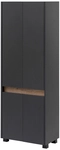 Bad-Hochschrank COSMO grau 56cm