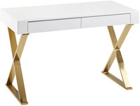 Schreibtisch 118 x 57 cm wei&szlig;